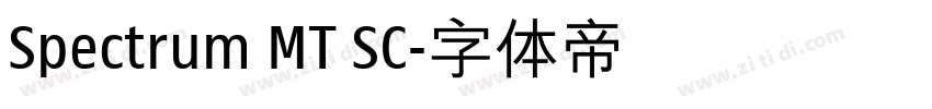Spectrum MT SC字体转换